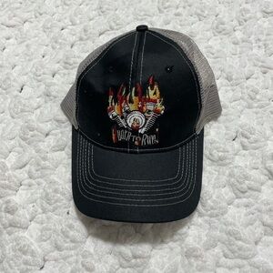 Pugs Gear Moto Flames Born To Run Hat